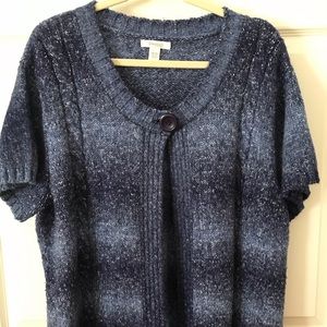 Dress Barn short sleeve one button cardigan!